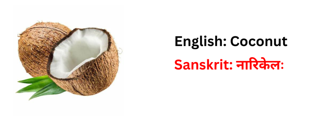 Fruits name in sanskrit