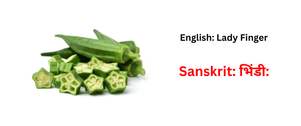 vegetable names in sanskrit