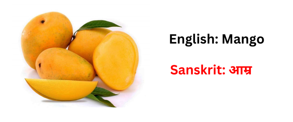 Fruits name in sanskrit