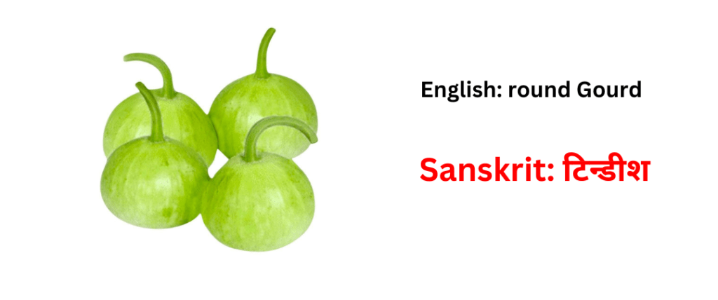 vegetable names in sanskrit