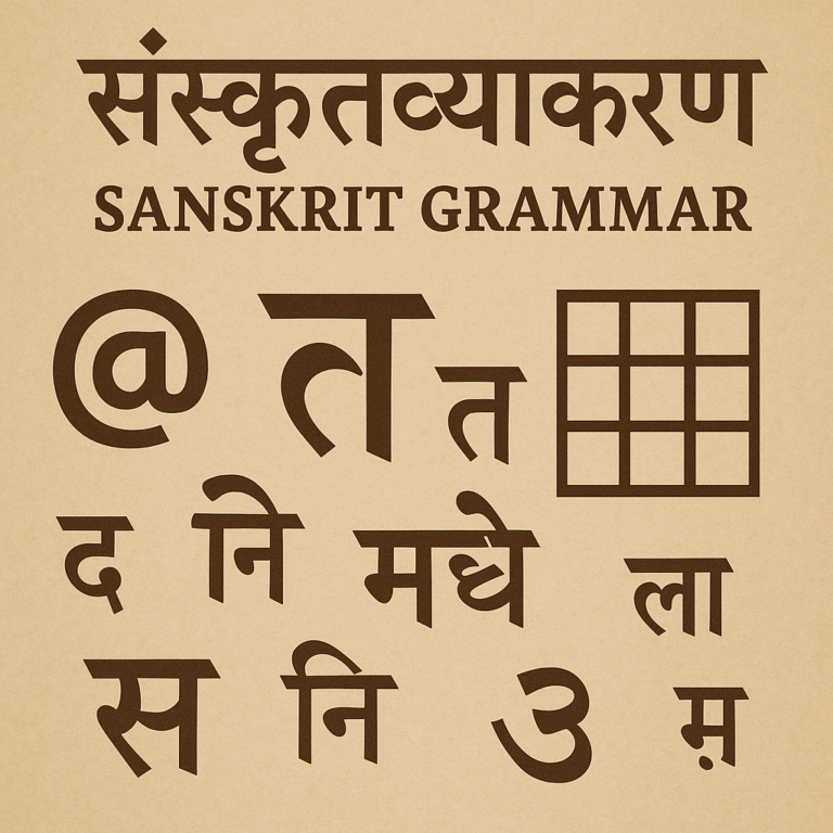 sanskrit grammar